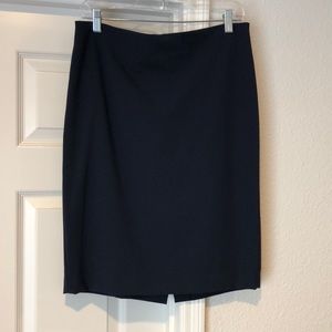 Navy Ann Taylor pencil skirt